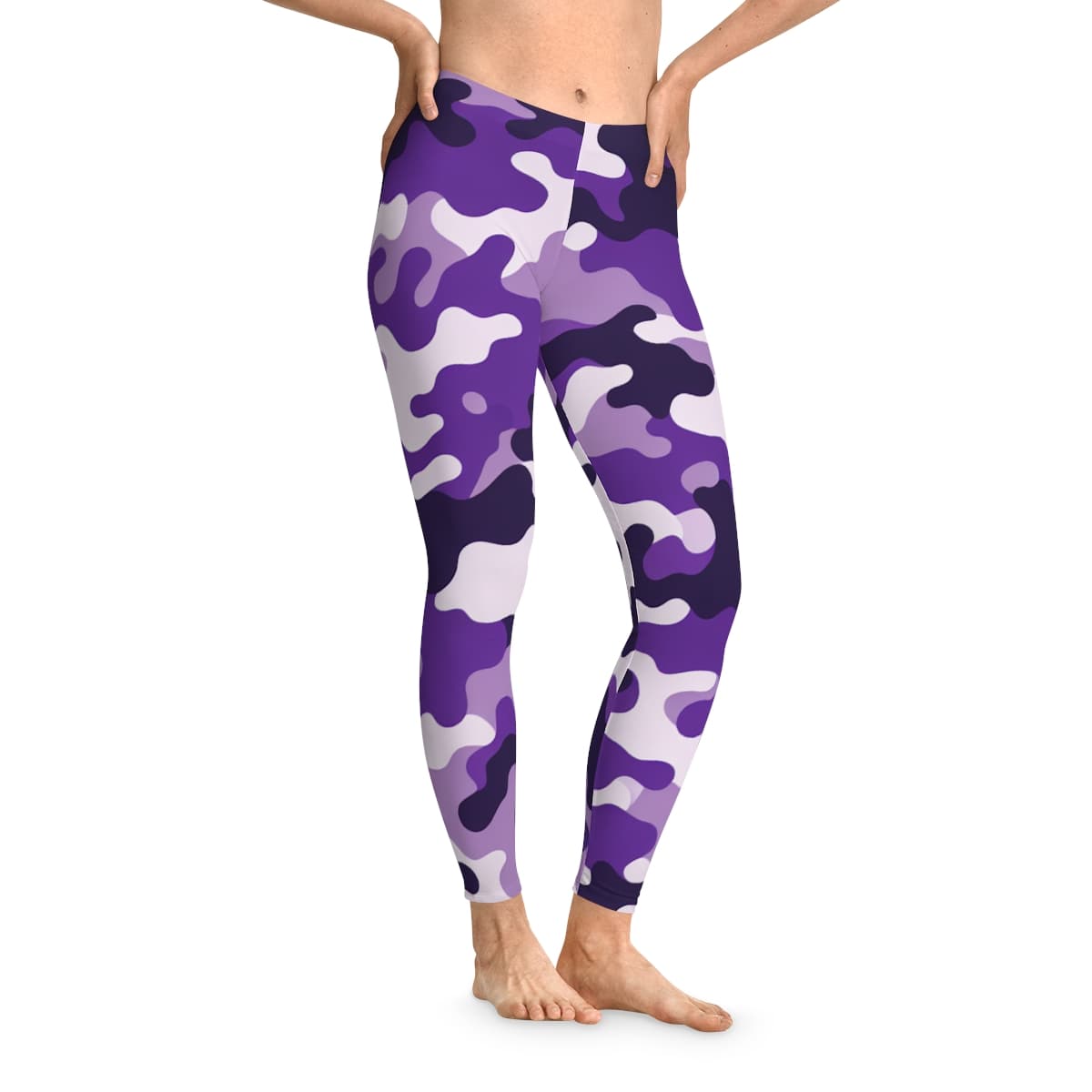 Purple Camo Leggings
