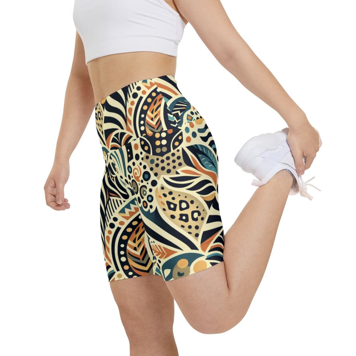 Animal Print Women's Workout Shorts