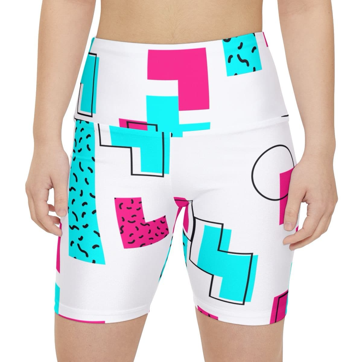 Retro Themed Workout Shorts